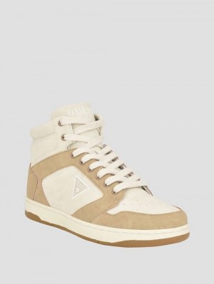 Guess Tubulo Triangle High-Top Sneakers Maro | GUESS-SN31880