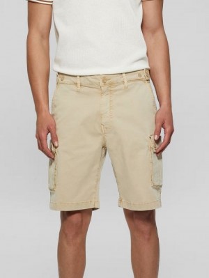 Guess Twill Cargo Shorts Bej | GUESS-SN31360