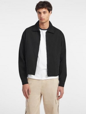 Guess Twill Jacket Negrii | GUESS-SN30819