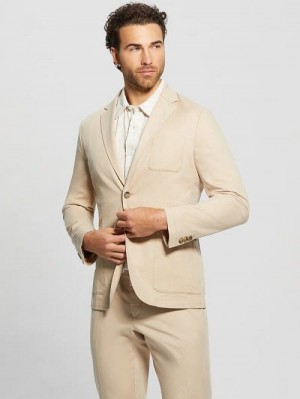 Guess Tyron Blazer Bej | GUESS-SN30798