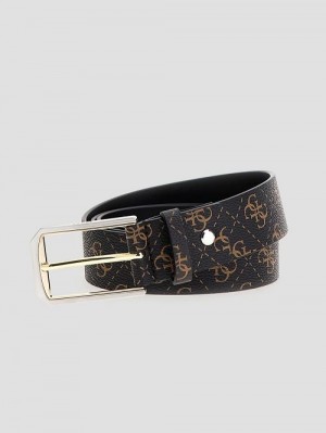 Guess Vezzola Buckle Belt Negrii | GUESS-SN31840