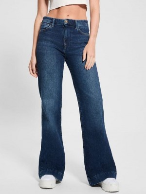 Guess Victoria Flared Jeans Albastri | GUESS-SN28288