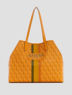 Guess Vikky Large Tote Galbeni | GUESS-SN29368