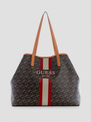 Guess Vikky Large Tote Negrii | GUESS-SN29429