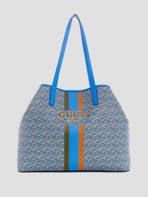 Guess Vikky Large Tote Turcoaz | GUESS-SN29402