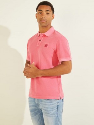 Guess Washed Polo Roz | GUESS-SN31091