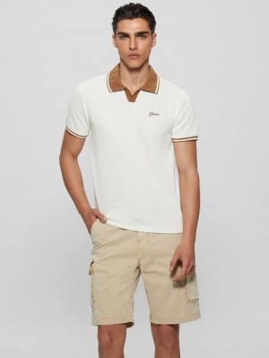 Guess Weston Knit Polo Albi | GUESS-SN31281