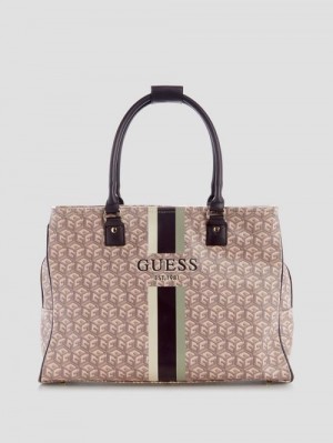 Guess Wilder G Cube Shopper Tote Maro | GUESS-SN30141