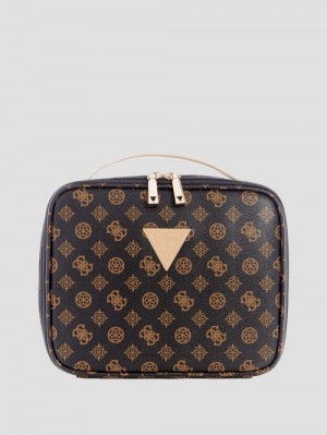 Guess Wilder Peony Cosmetic Case Maro | GUESS-SN30123