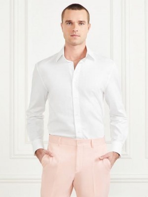 Guess William Shirt Albi | GUESS-SN31175