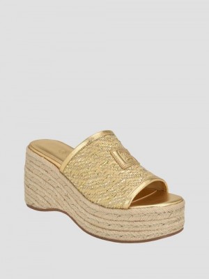 Guess Zakki Espadrille Sandals Aurii | GUESS-SN29632