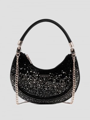 Guess Zalina Small Hobo Negrii | GUESS-SN29051