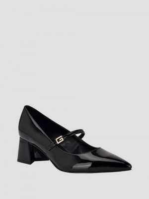 Guess Zands Block Heels Negrii | GUESS-SN29869