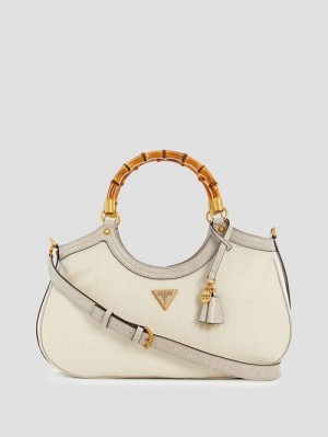 Guess Zarby Large Satchel Maro | GUESS-SN29315