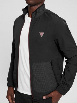 Guess Zubin Track Jacket Negrii | GUESS-SN31535