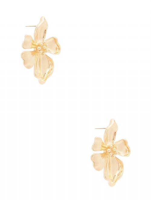 Guess 14K Gold-Plated Floral Stud Earrings Aurii | GUESS-SN30285