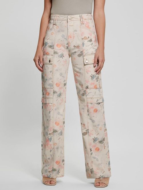 Guess 80s Denim Cargo Pants Roz | GUESS-SN26643