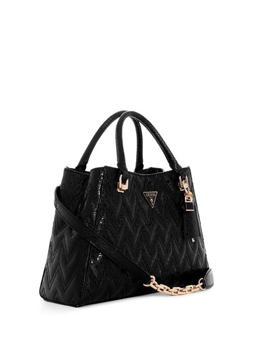 Guess Adelard Girlfriend Satchel Negrii | GUESS-SN28842