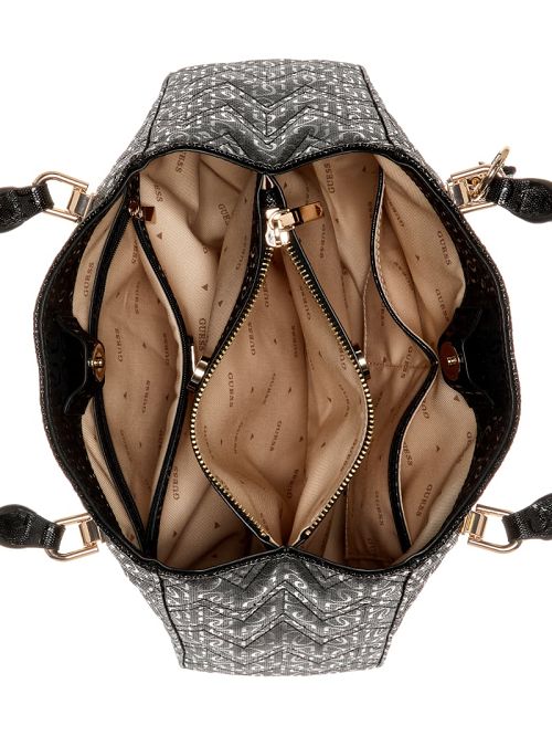 Guess Adelard Girlfriend Satchel Negrii | GUESS-SN28842