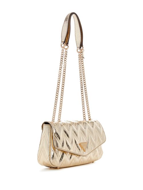 Guess Adelard Metallic Convertible Crossbody Aurii | GUESS-SN28846
