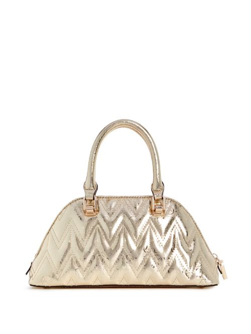 Guess Adelard Metallic Dome Satchel Aurii | GUESS-SN29264