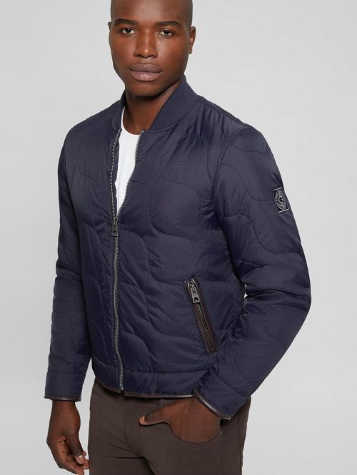 Guess Alameda Ripstop Quilted Jacket Albastri | GUESS-SN30745