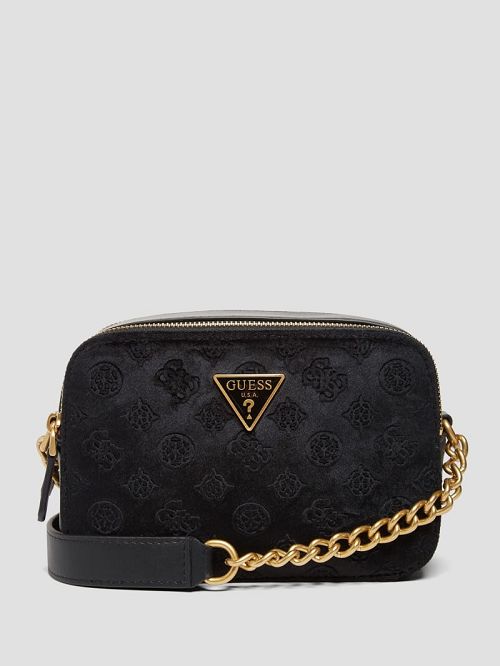 Guess Ales Camera Bag Negrii | GUESS-SN28904