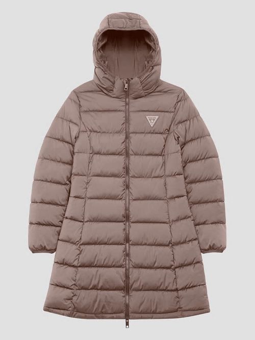 Guess Aleta Long Puffer Jacket Maro | GUESS-SN27982
