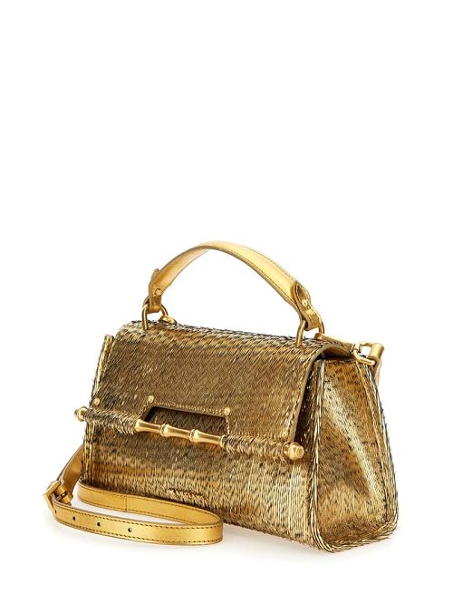 Guess Alia Textured Satchel Aurii | GUESS-SN29291