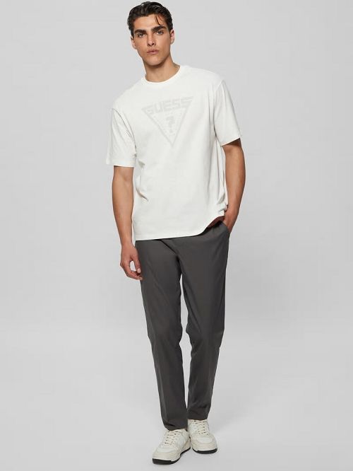 Guess Alino Triangle Signature Tee Albi | GUESS-SN31543
