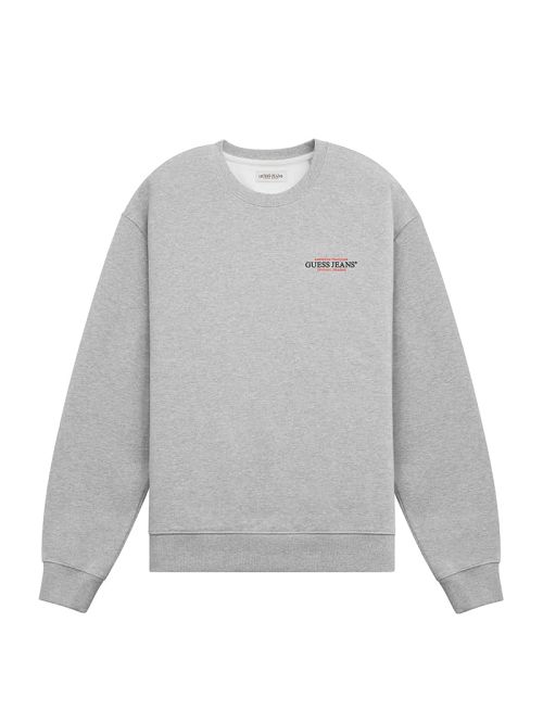 Guess American Tradition Crewneck Sweatshirt Gri | GUESS-SN31498