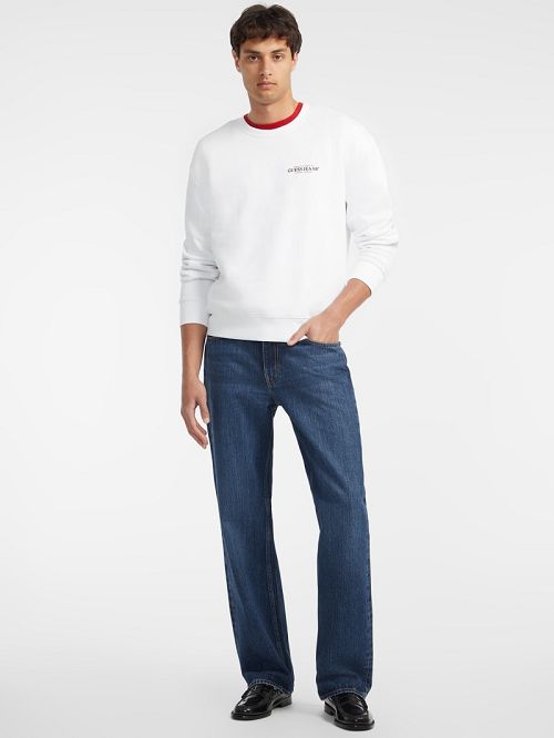 Guess American Tradition Crewneck Sweatshirt Albi | GUESS-SN31516
