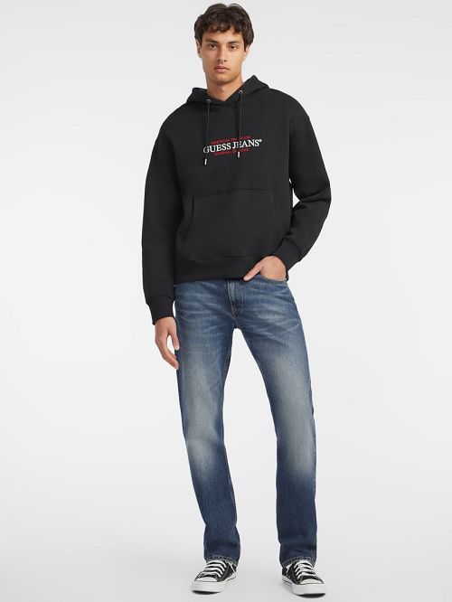 Guess American Tradition Hoodie Negrii | GUESS-SN30932