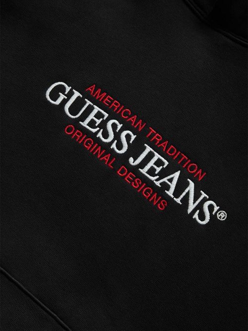 Guess American Tradition Hoodie Negrii | GUESS-SN30932