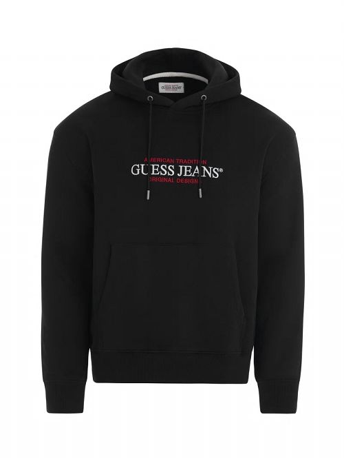 Guess American Tradition Hoodie Negrii | GUESS-SN31488