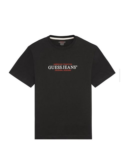 Guess American Tradition Tee Negrii | GUESS-SN30508