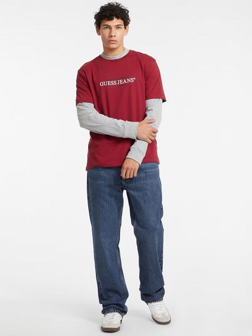 Guess American Tradition Tee Rosii | GUESS-SN30633