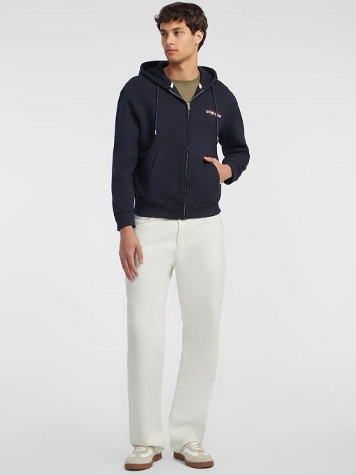 Guess American Tradition Zip-Up Hoodie Albastri | GUESS-SN31497