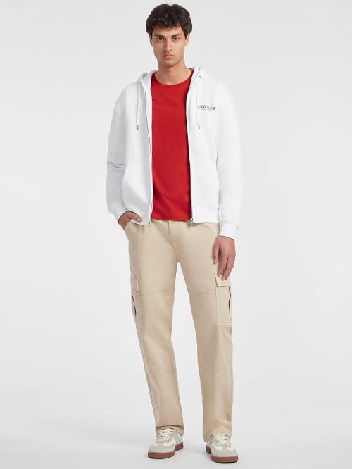 Guess American Tradition Zip-Up Hoodie Albi | GUESS-SN31529