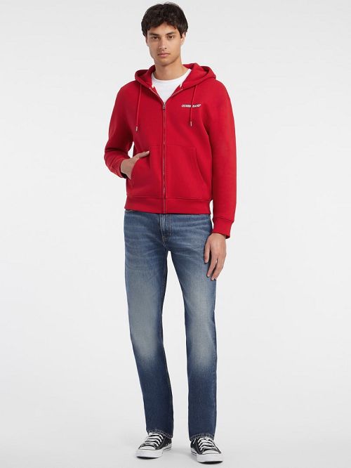 Guess American Tradition Zip-Up Hoodie Rosii | GUESS-SN30826