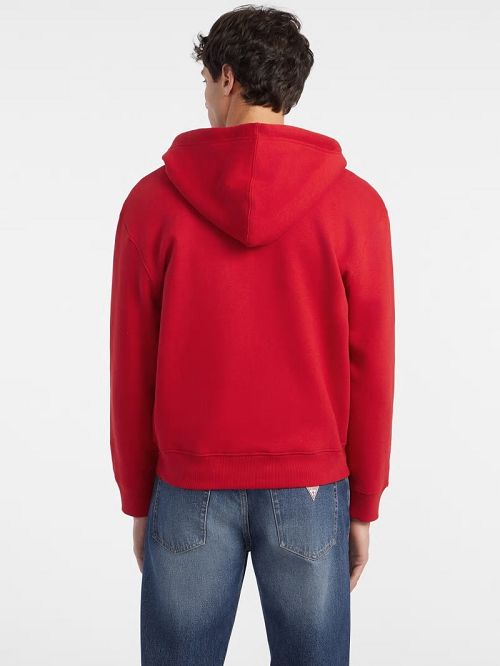 Guess American Tradition Zip-Up Hoodie Rosii | GUESS-SN30826