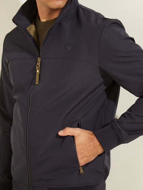 Guess Amos Flight Jacket Albastri | GUESS-SN30737