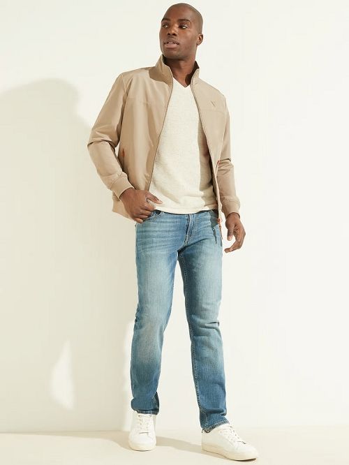 Guess Amos Flight Jacket Bej | GUESS-SN30724