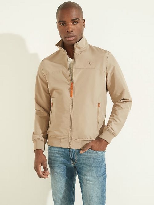 Guess Amos Flight Jacket Bej | GUESS-SN30724