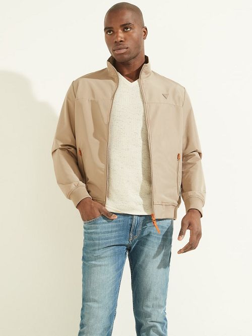 Guess Amos Flight Jacket Bej | GUESS-SN30724