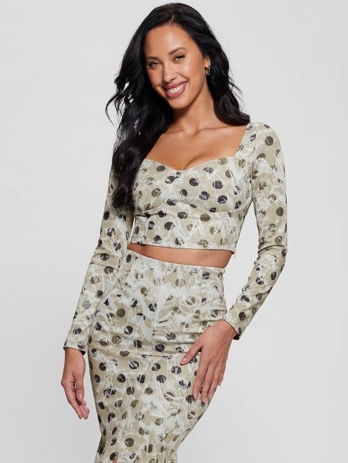 Guess Amy Crop Top Albi | GUESS-SN27656