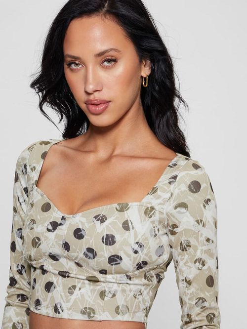 Guess Amy Crop Top Albi | GUESS-SN27656