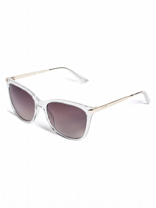 Guess Amy Lucite Square Sunglasses Albi | GUESS-SN30058