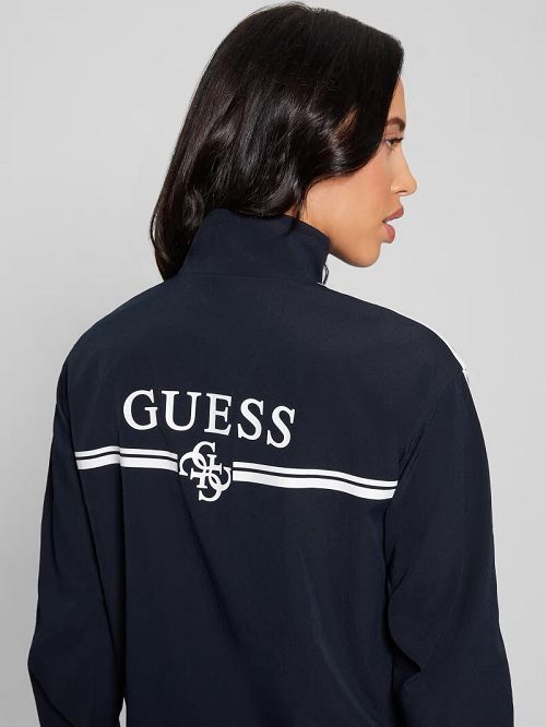 Guess Arleth Full-Zip Jacket Albastri | GUESS-SN27811