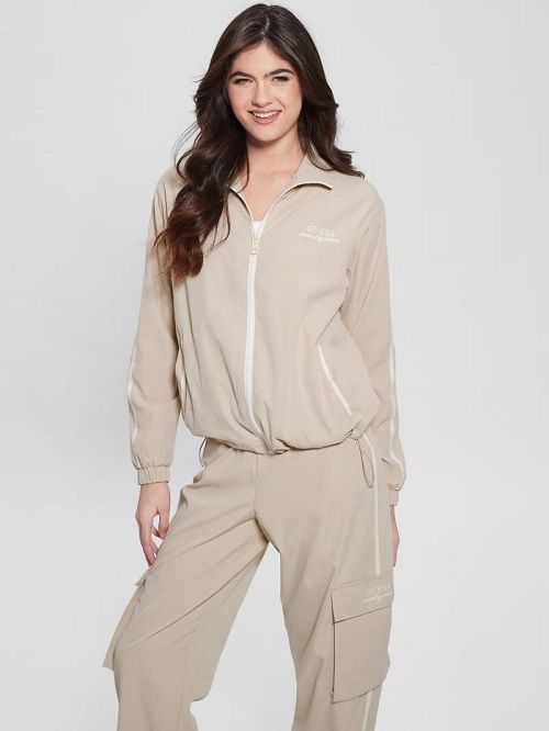 Guess Arleth Full-Zip Jacket Bej | GUESS-SN27807